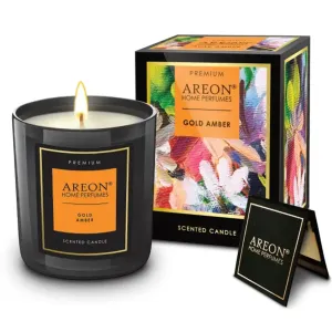 شمع معطر آرئون Premium مدل Gold Amber PC05 | رایحه‌ای گرم، شرقی و مجلل