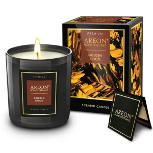 شمع معطر آرئون Premium مدل Golden Coco PC10 | رایحه‌ای شرقی، ادویه‌ای و چوبی