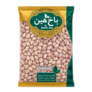 لوبیا چیتی پاک شده باخین - 900 گرمی درجه یک